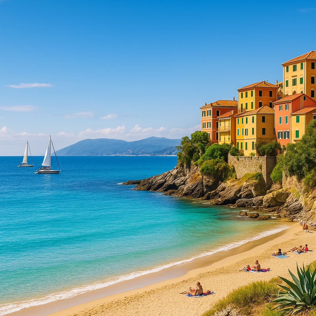 Traumhafte Küstenlandschaft in Italien und Malta mit türkisblauem Meer und malerischen Orten